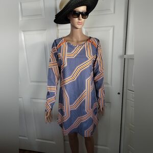 Cabanalife Geometric Print Dress Large